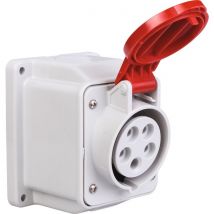 Socle de prise en saillie à 10° protégée - Gewiss - 16 A - 400 V