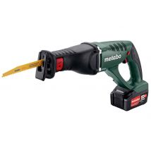 Métabo - Scie Sabre À Batterie 2x18v 4ah Li-ion Course 30 Mm - Ase 18 Ltx Metabo