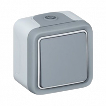 Gefradis - Bouton Poussoir Étanche 10a Saillie Ip55