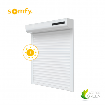 Starvolets - Volet Roulant Solaire Moteur Somfy Aluminium Blanc 135x150 Cm