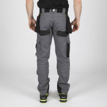 Nine Worths - Howard - Pantalon De Travail - 1215 | Gris / Noir