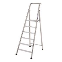 Escabeau 6 Marches Tubesca Probat Hauteur Accès 3,42m Max Aluminium Plate-forme 1,42m Tubesca Comabi