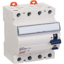 Interrupteur Différentiel - Idp - 4p (n À Gauche) 40a Type Ac Instantané Idn=0,03a - 4 Modules - Gwd4322 - Gewiss