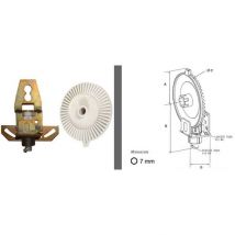 Couple Conique N° 0 Pour Titan A25 - Référence 248063. Treuil Pour Tradi Titan A25. Pièce Détachée Pour Volet Roulant Bubendorff