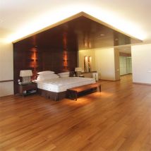 K Parquet - Parquet Massif Teck Verni Noblesse 70x15mm - Longueurs Variables De 300 À 1000mm