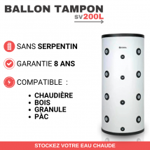 Ballon Tampon Kospel 200 Litres Sans Échangeur