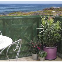 Nortene - Brise-vue Plastique Rigide Vert 80% Occultant 1,5 X 5 M Closta