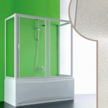 Box Doccia Sopravasca 3 lati 70x170x70 CM in Acrilico mod. Plutone con apertura laterale