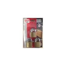 3 cadenas utilisant la même clé (s'entrouvrant) IFAM
