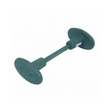Bouton double orne peint carré 6 mm