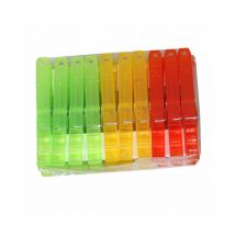 Lot de 20 pinces à linge géantes en plastiques