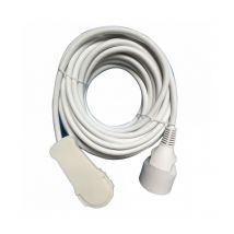 Rallonge domestique 4m - 16A - fiche plate
