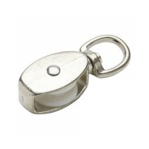 Poulie à oeil pivot 45kg - Ø30mm - pour corde Ø7mm
