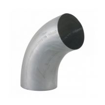 Coude 72° cintré zinc Ø100mm - gris - dév.33cm SCOVER