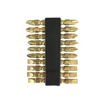 10 embouts de vissage double: plat, PH2 et PZ2