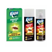 Pack punaises de lit : 5 pièges + Aérosol foudroyant + Aérosol diffusion continue KAPO