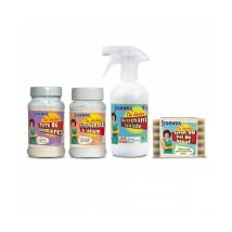 Lot de détachants naturels : Terre de sommières + Percarbonate de soude + Spray détachant + Savon - The Fabulous STARWAX