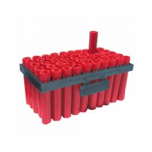 Chevilles plastiques grille Ø6x35mm (x50) RED HEAD