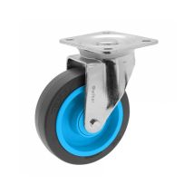 Roulette de manutention pivotante à platine Gemroll Resilex Ø125mm GUITEL