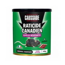Céréales raticide canadien - espèces résistantes - 150g CAUSSADE