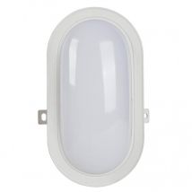 Hublot extérieur LED intégrée oval H20cm 1320lm blanc