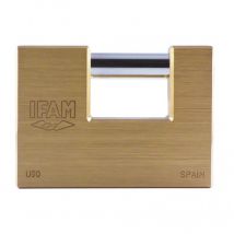 Cadenas laiton série U 90mm (2 clés) IFAM