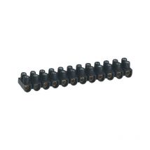Barrette de 12 dominos 16mm² - noir