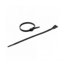 Collier de fixation autobloquant noir 5,2x200mm (x25)