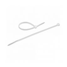 Collier de fixation autobloquant blanc 3,5x150mm (x25)