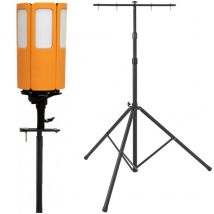 Pack Projecteur de chantier LED portable 360° R17000 200W 17000lm + Trépied télescopique BRENNENSTUHL