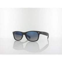 Ray Ban New Wayfarer RB2132 601S78 52 matte black / polar blue gradient grey