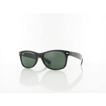 Ray Ban New Wayfarer RB2132 901/58 55 polished black / crystal green polarized