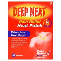 Deep Heat Patch 4 Pack
