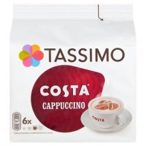 Tassimo Costa Cappuccino Coffee Pods 6 Serving