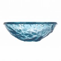 Moon Centrepiece Schale, Farbe transparent/blau