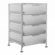 Mobil Schubladen Container, Farbe eisfarben l1 (opal), Anzahl Schubladen 4