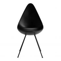 DROP 3110 Stuhl, Farbe schwarz, Gestell verchromt