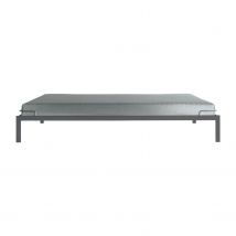 Bett 1, Farbe anthrazit, Grösse b. 90 x l. 200 x h. 28 cm