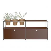 Pflanzenwelten Sideboard #M46, Farbe braun, Topffarbe terrakotta
