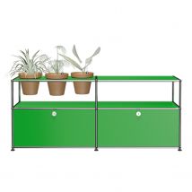 Pflanzenwelten Sideboard #M46, Farbe grün, Topffarbe terrakotta