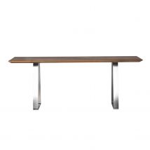 DS-790 Tisch, Grösse l. 360 x b. 105 cm, Untergestell kufen, edelstahl geschliffen