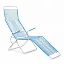 Altorfer Modell 1158 Liegestuhl, Farbe hellblau