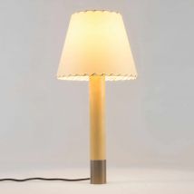 Básica LED M1 Tischleuchte, Lampenschirm beige, Base bronze