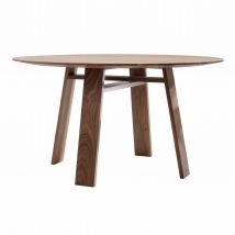 Bondt Rund-Tisch, Holz esche weiss geölt, Grösse d. 80 cm