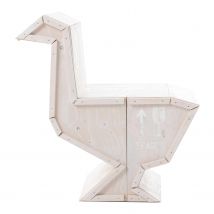 White Sending Goose Animals Beistelltisch