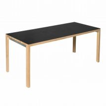 519 Auszieh-Tisch, Farbe schwarz, Grösse l. 192 - 348 cm