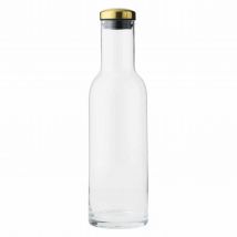 Bottle Wasserkaraffe 1 Liter, Deckel messing