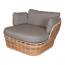 Basket Loungesessel, Farbe natural/taupe