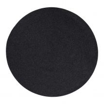 Circle Rund Teppich, Grösse d. 200 cm, Farbe darkgrey