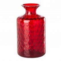 MONOFIORE CARNEVALE Vase, Grösse h. 16 cm, Farbe red